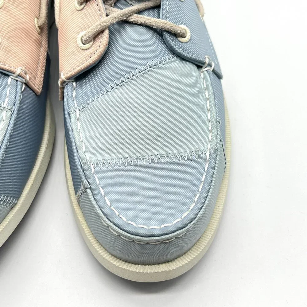 New SPERRY Womens Size 12 12M Blue And‎ Pink Pastel Boat Shoes Loafers Flats